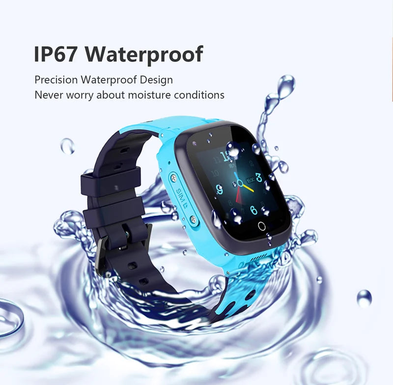 Smart Watch Kids 4G gps WIFI Tracking Video Call Waterproof Thermometer SmartWatch Tracker Boy Girl Student Phone Clock LT25
