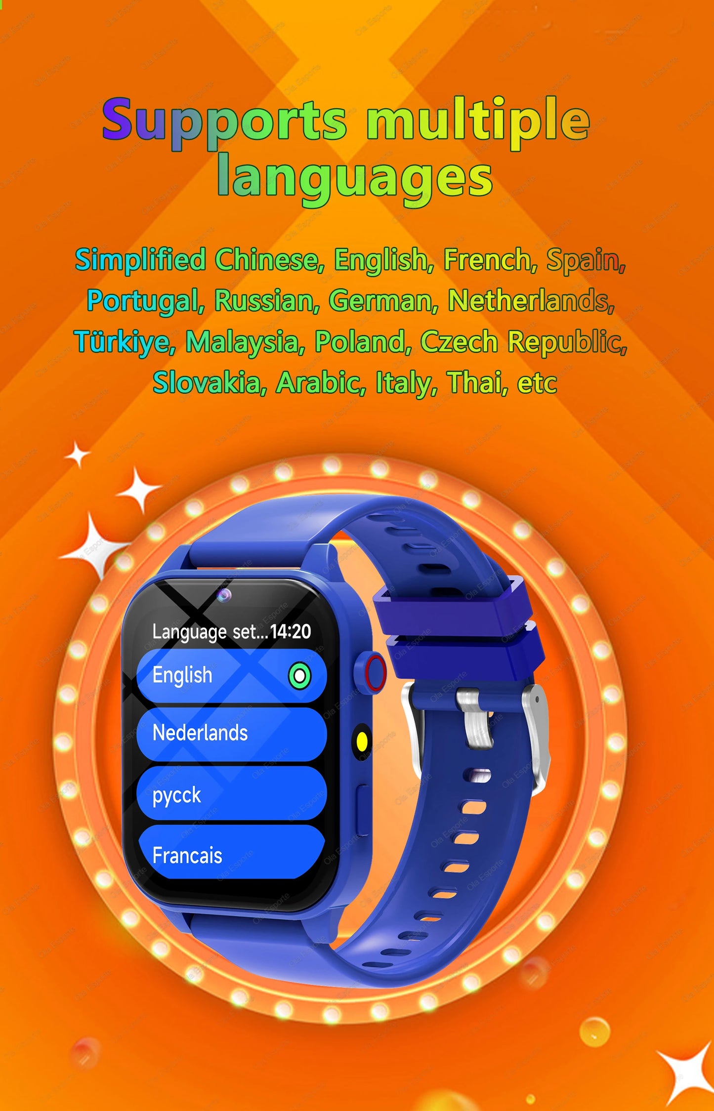 Children's Wristwatch 18 Games Kids Smart Watch Pedometer Tracker Time Display Sleep Calculator Stopwatch Flashlight Smartwatch