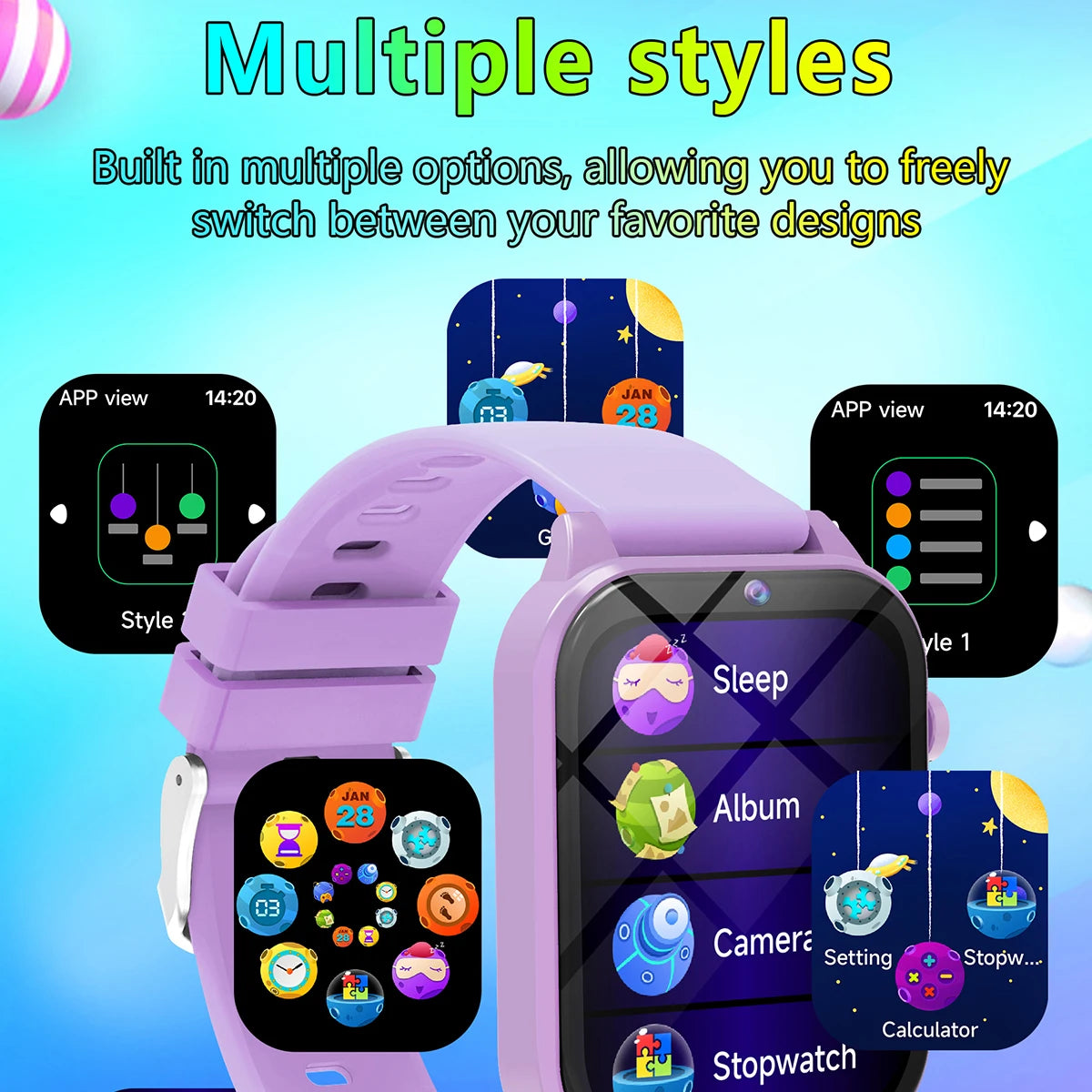 Kids Smartwatch Game Flashlight Toy Waterproof Electronics Touch Screen HD Camera Alarm Children watch Boy Girl Birthday Gift