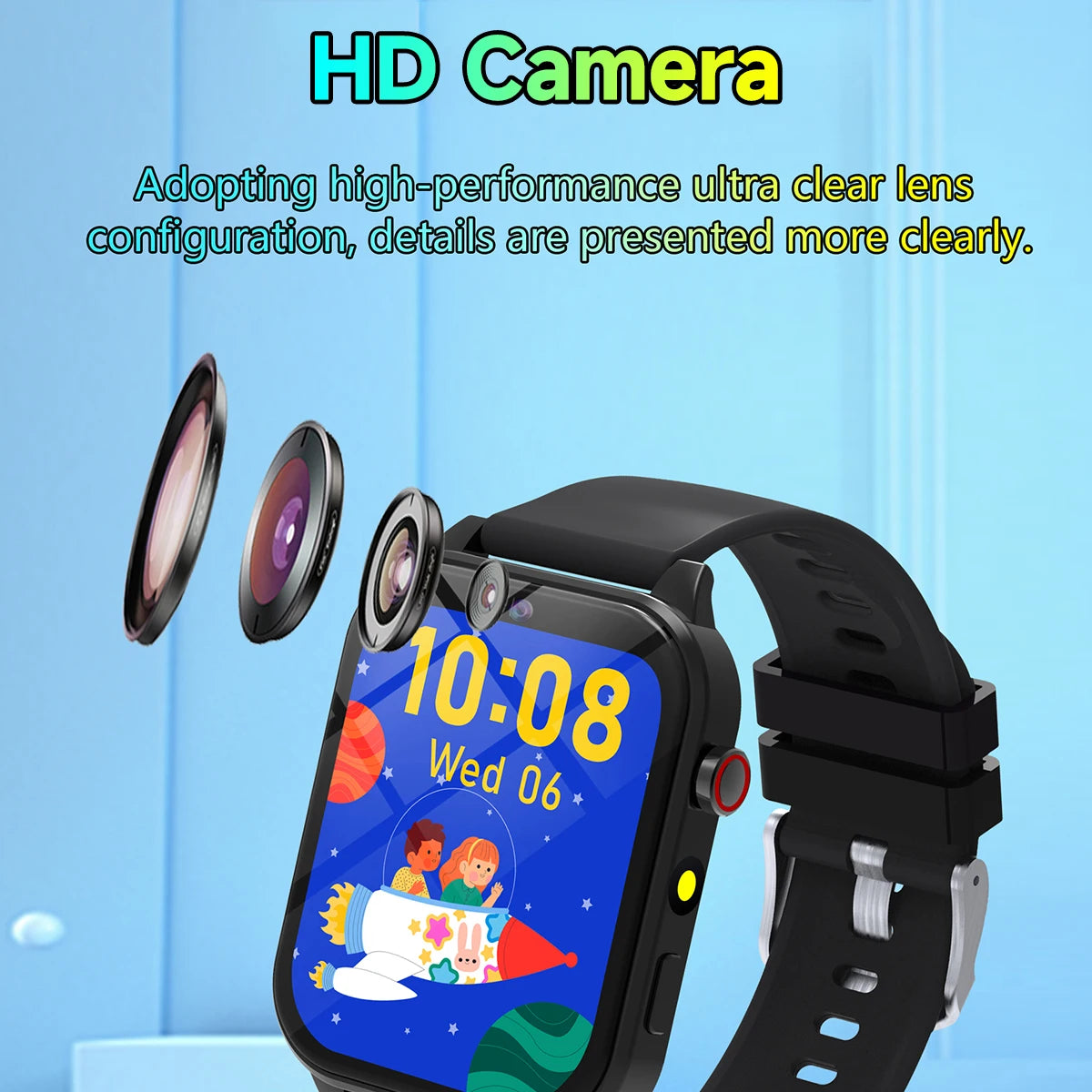 Kids Smartwatch Game Flashlight Toy Waterproof Electronics Touch Screen HD Camera Alarm Children watch Boy Girl Birthday Gift