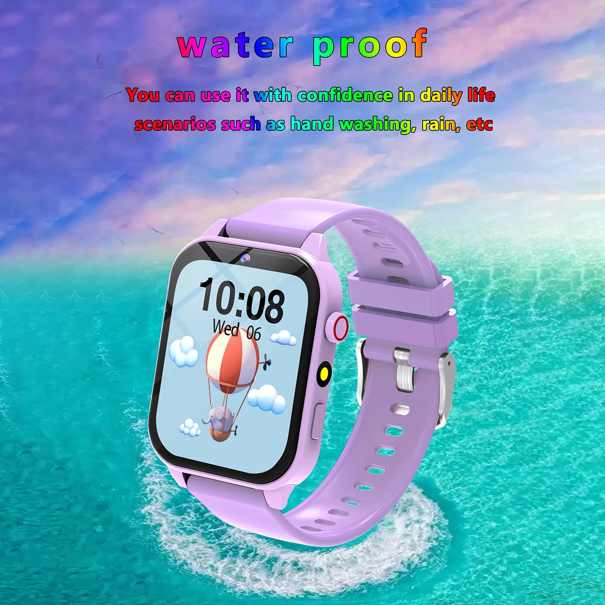 Kids Students Smart Watch Sleep Monitor Touch Screen 18 Games Flashlight Alarm Outdoor Sports Digital Watches For Boy Girls Gift