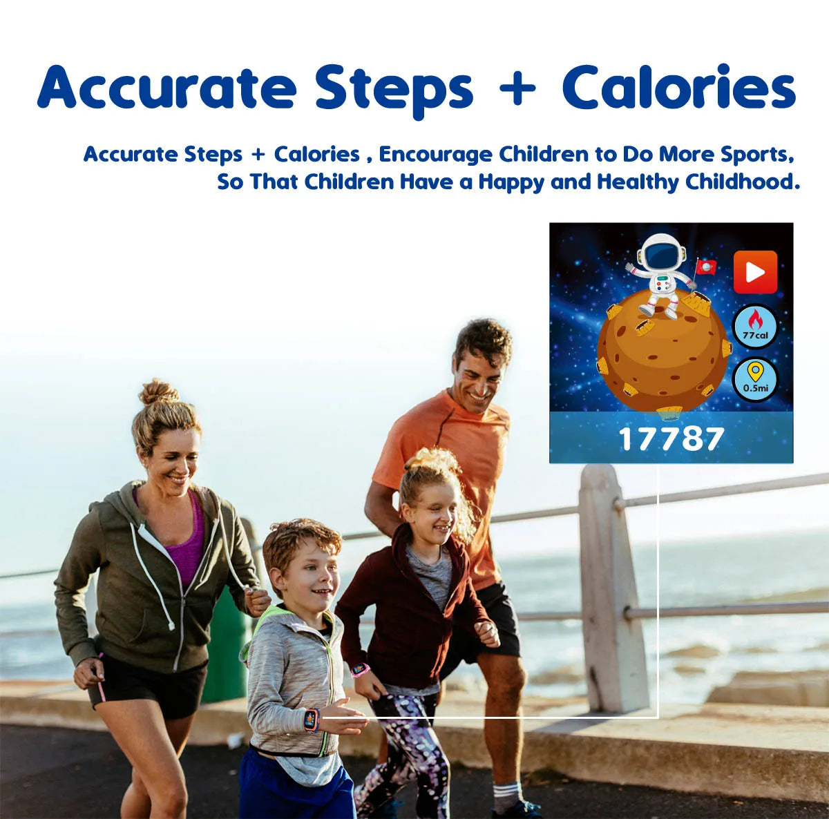 Kids Smart Watch 1.44 IPS Touch Screen 11 Games Dual Cameras Video Music Player Voice Recorder Pedometer Children Clock Gifts