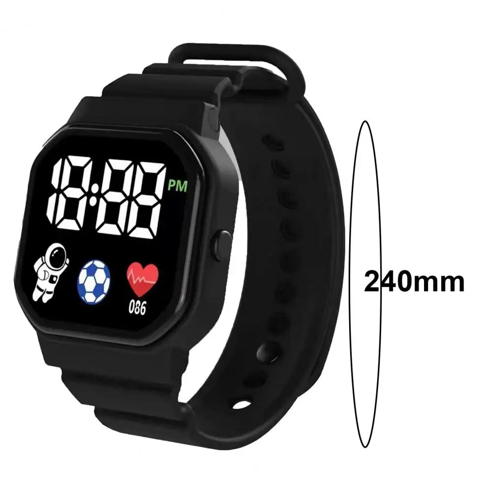 Kids Watch Sport LED Digital Watches Spaceman Silicone Strap Waterproof Electronic Wristwatch for Children Boys Girls Gifts