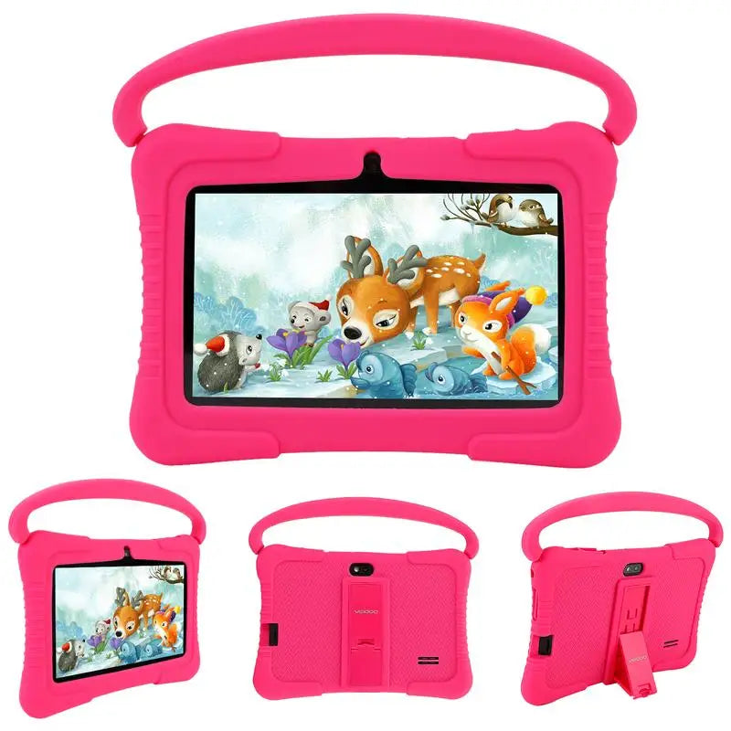 Kids Tablet 7 inch Android Tablet for Kids 64GB, Toddler Tablets with Shockproof Case, Parent Control, Bluetooth, WiFi,