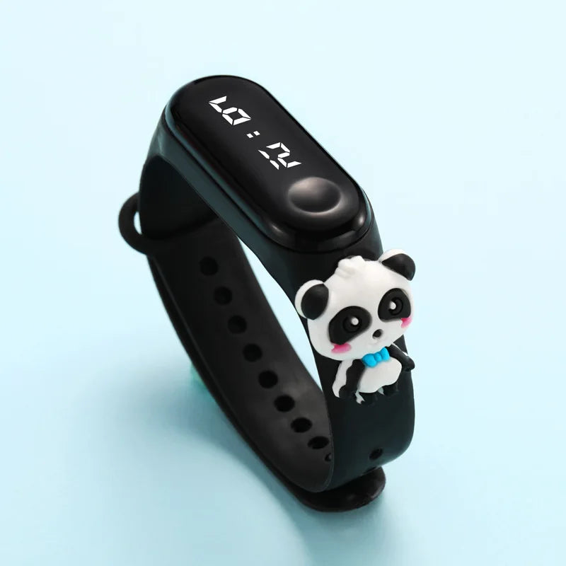 Waterproof Sports Watch for Kids Cartoon Dinosaur Unicorn Toys Children Led Digital Electronic Watch for Boys Girls Bracelet