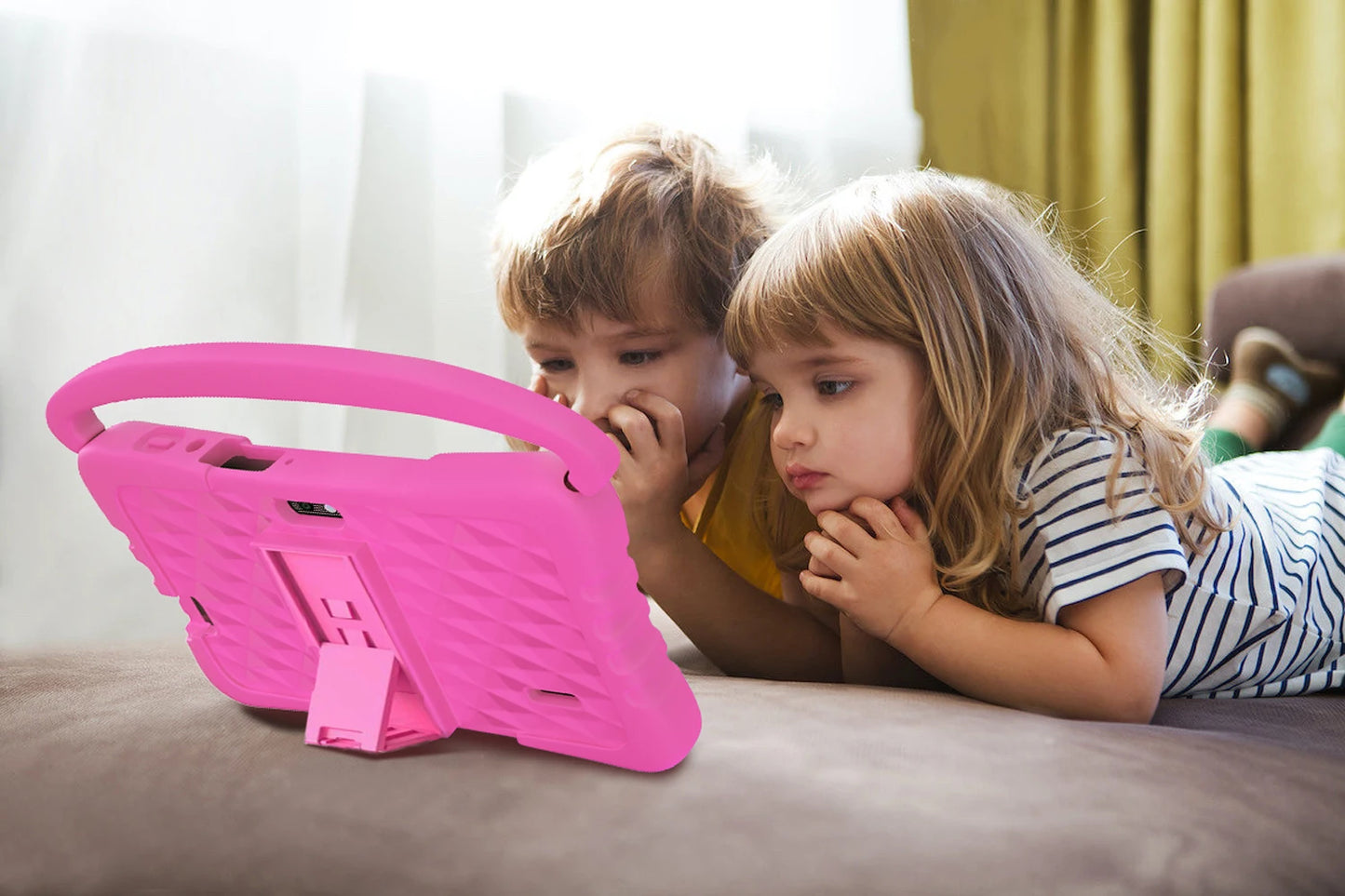 Kids Tablet 7 inch Android Tablet for Kids 64GB, Toddler Tablets with Shockproof Case, Parent Control, Bluetooth, WiFi,