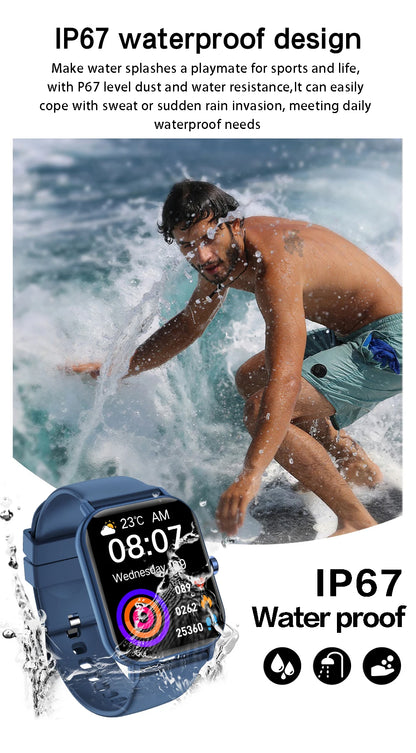 Kids Watch Sport HD Screen Kids Smart Watch With Silicone Strap Waterproof Electronic Wristwatch For Boys Girls Children's Gift