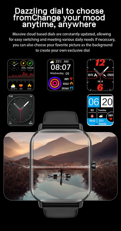 Kids Watch Sport HD Screen Kids Smart Watch With Silicone Strap Waterproof Electronic Wristwatch For Boys Girls Children's Gift