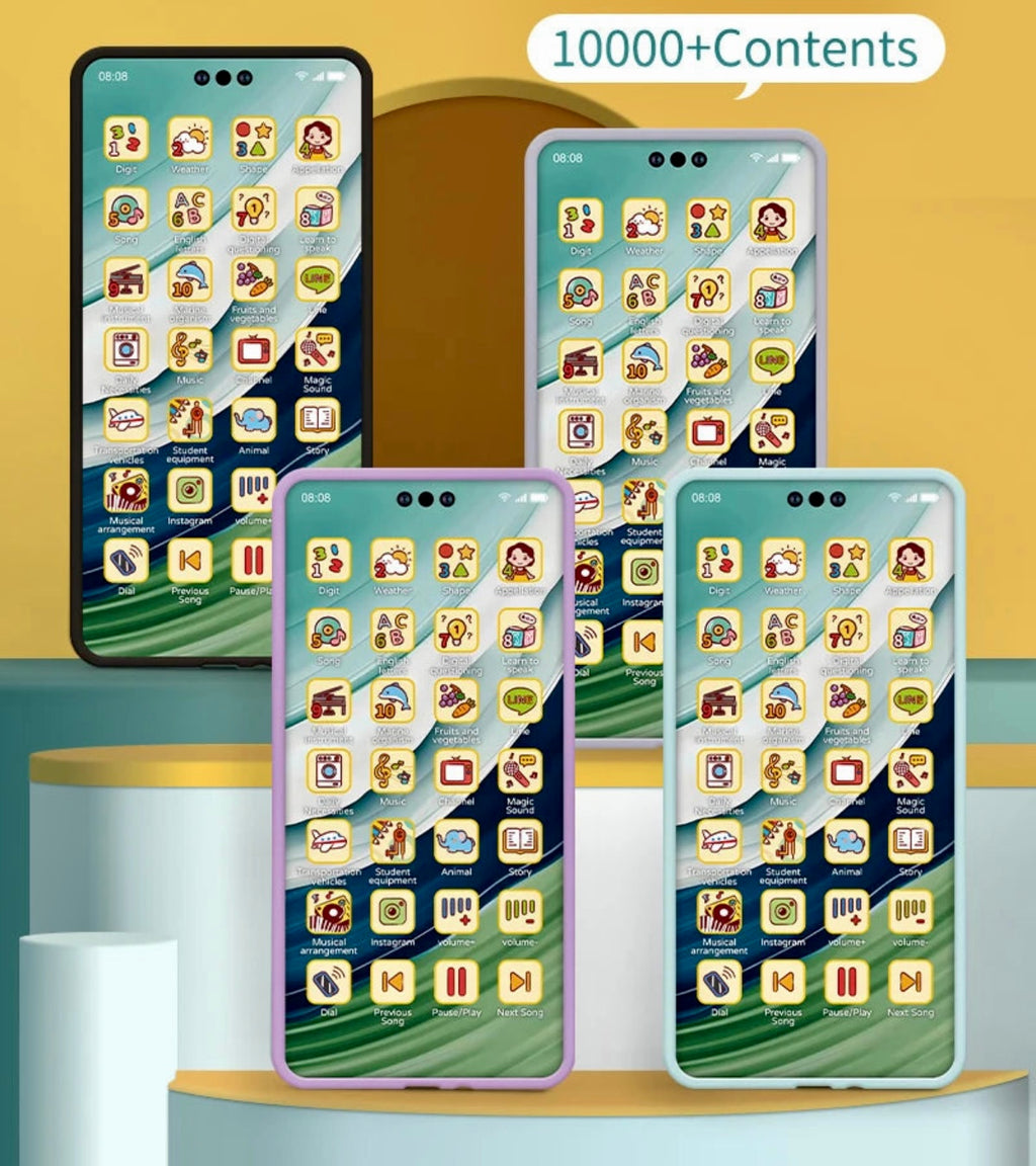 Toddler Learning Toy Phone – Interactive Stories, Music & Early English Education