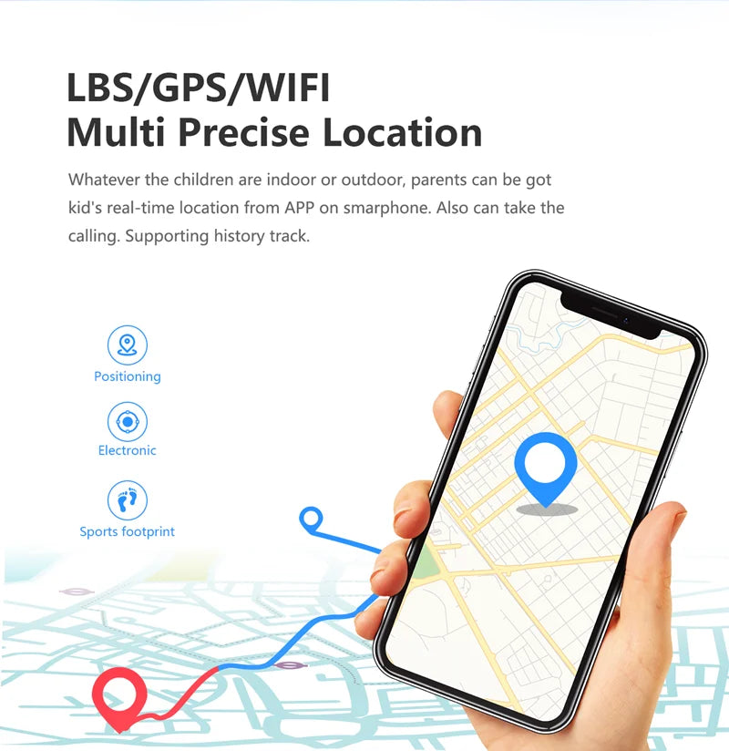 Smart Watch Kids 4G gps WIFI Tracking Video Call Waterproof Thermometer SmartWatch Tracker Boy Girl Student Phone Clock LT25