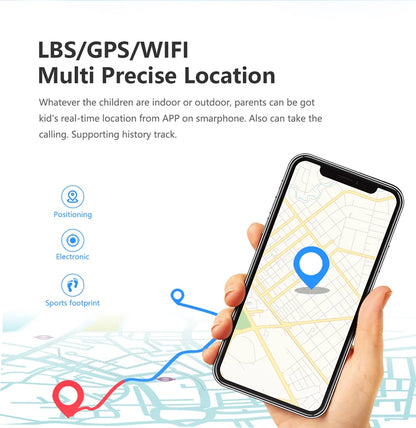 Smart Watch Kids 4G gps WIFI Tracking Video Call Waterproof Thermometer SmartWatch Tracker Boy Girl Student Phone Clock LT25