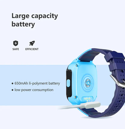 Smart Watch Kids 4G gps WIFI Tracking Video Call Waterproof Thermometer SmartWatch Tracker Boy Girl Student Phone Clock LT25