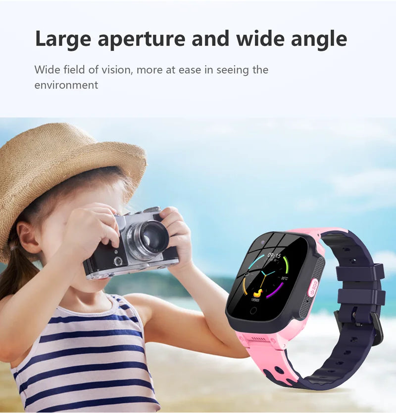 Next-Gen Kids Smart Watch – 4G, GPS, Video Call, Waterproof & Temperature Monitor
