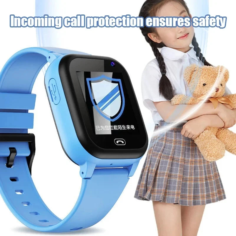 Smart Safety Watch for Kids – 4G GPS, SOS, Camera, SIM Card & Waterproof Protection