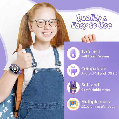 New Kids Smart Watch Child HD Touch Screen Games Smartwatch Music Watch Boy Girl Gift Children Smartwatch For IOS Android