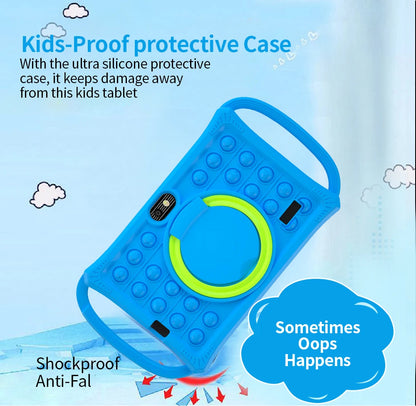 Kids Tablet 7.0 Inch  Android 12 Quad Core 4GB RAM+64GB ROM 4500mAh Dual Camera WiFi Parental Control