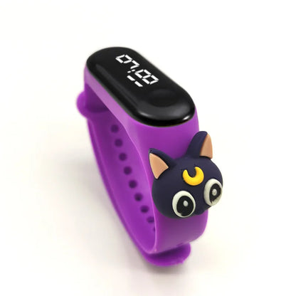 Waterproof Sports Watch for Kids Cartoon Dinosaur Unicorn Toys Children Led Digital Electronic Watch for Boys Girls Bracelet