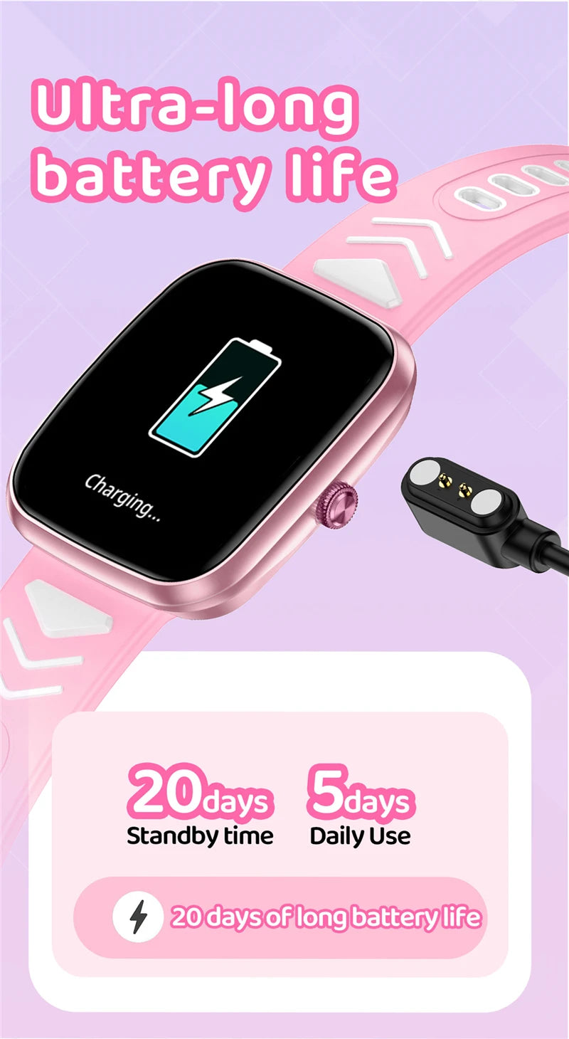 Smart Learning Watch for Kids – HD Touch Screen, Music, Games &amp; App Connection