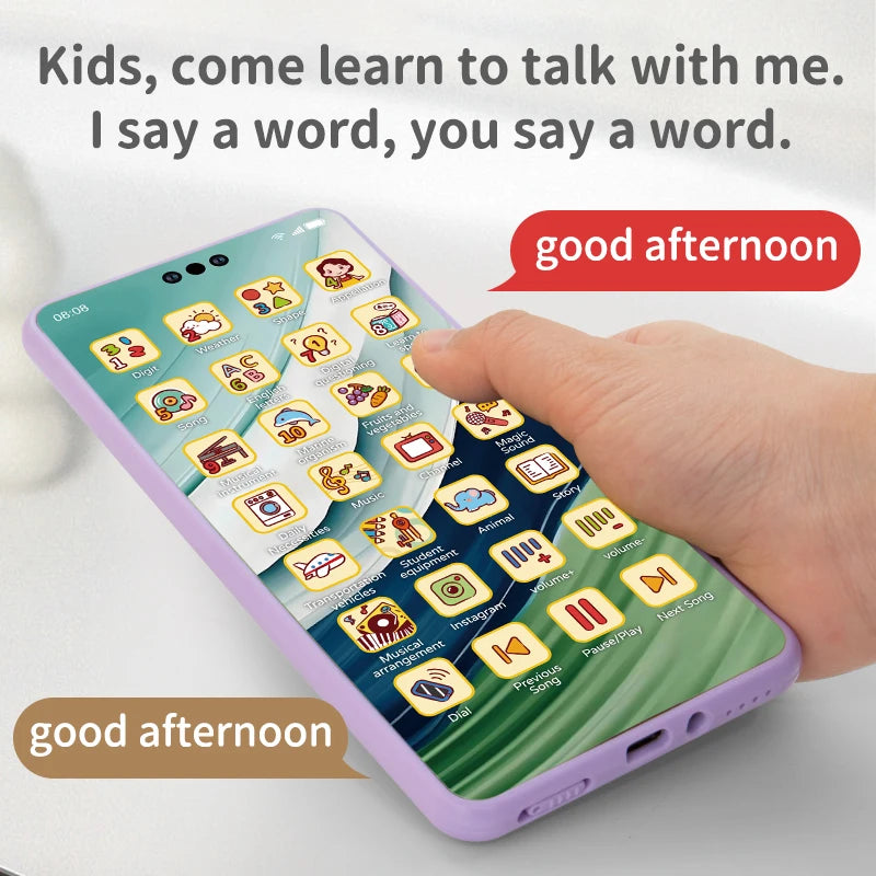 Toddler Learning Toy Phone – Interactive Stories, Music & Early English Education