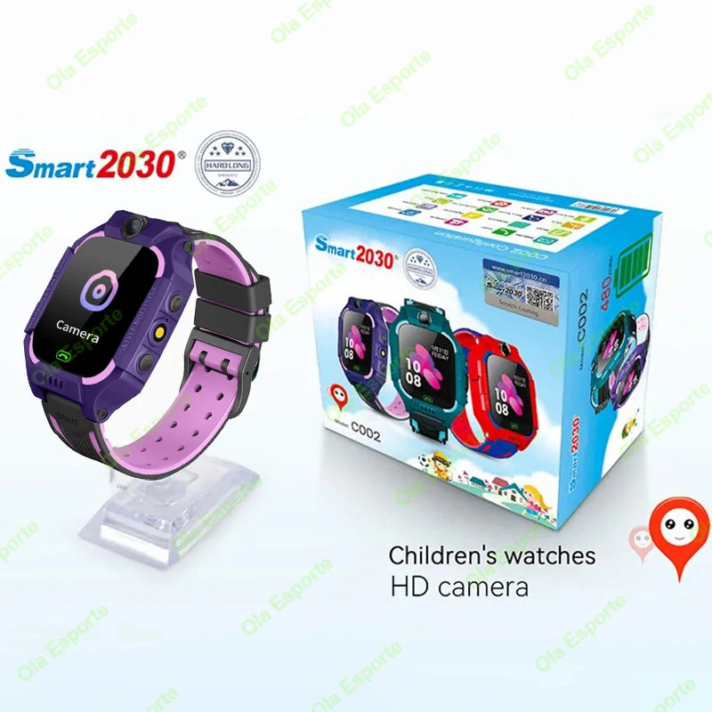 Kids Smart Watch 2G – GPS, SOS, SIM Card, Video Call, Camera & Waterproof