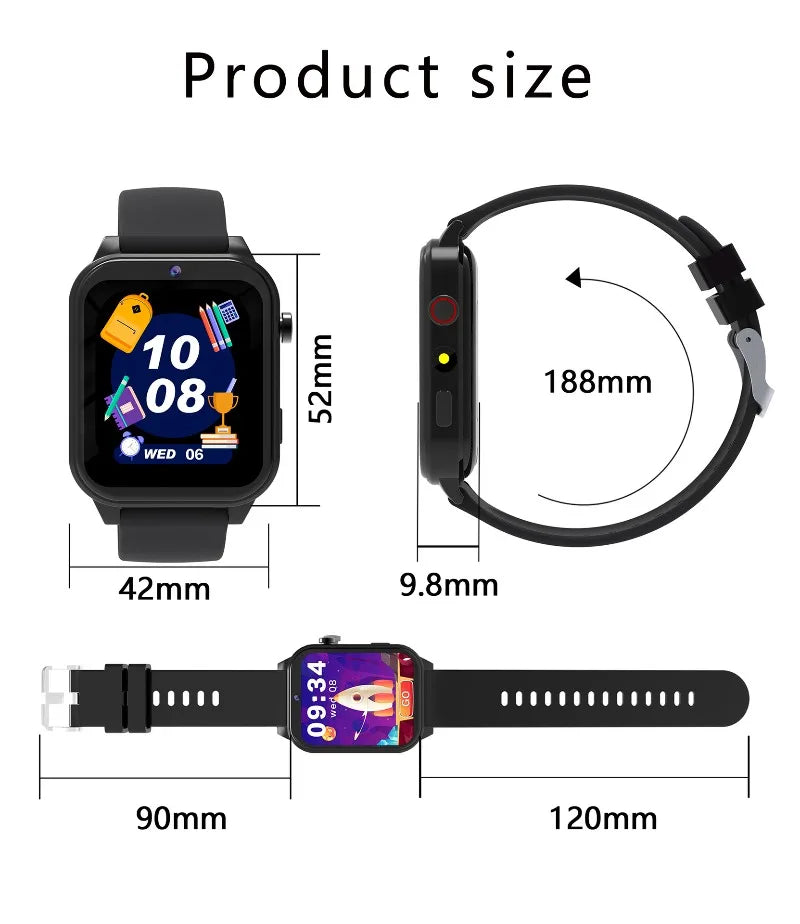 Smartwatch für Kinder – HD-Farbbildschirm, Taschenlampe, Schlaftracker &amp; wasserdicht