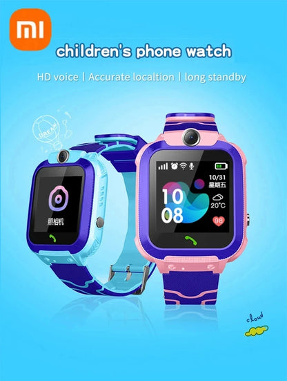 Xiaomi Kids Smart Watch SOS GPS Location Tracke Sim Card Call Child SmartWatch Camera Waterproof Watch Gift For Ios Android NEW