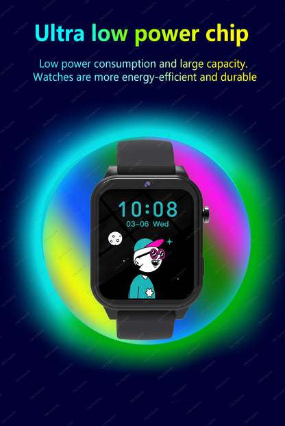 Children's Wristwatch 18 Games Kids Smart Watch Pedometer Tracker Time Display Sleep Calculator Stopwatch Flashlight Smartwatch