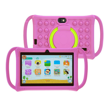 Kids Tablet 7.0 Inch  Android 12 Quad Core 4GB RAM+64GB ROM 4500mAh Dual Camera WiFi Parental Control
