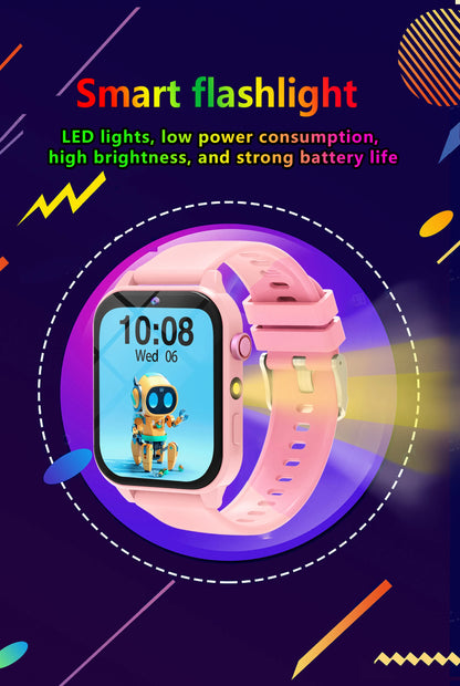 Kids Students Smart Watch Sleep Monitor Touch Screen 18 Games Flashlight Alarm Outdoor Sports Digital Watches For Boy Girls Gift