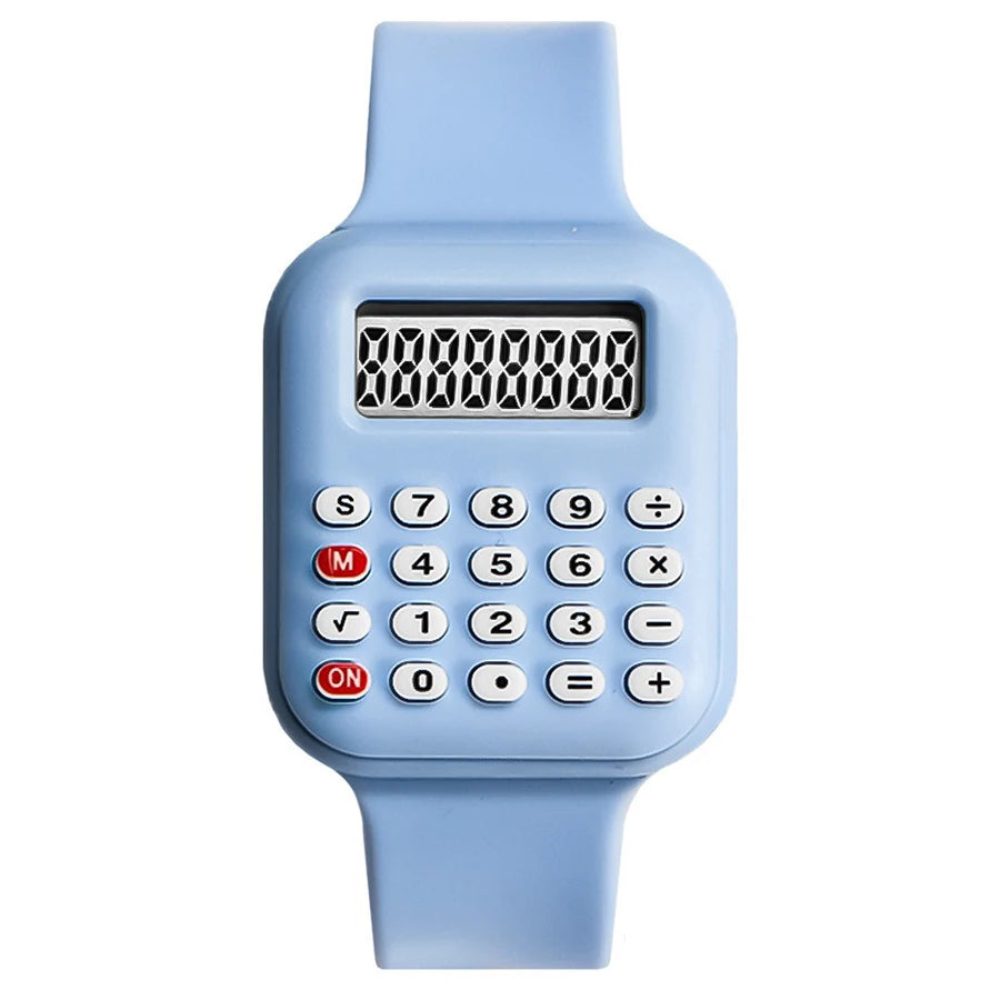 Kids Watch Calculator Function LED Digital Watch Sports Electronic Watch for Boys Girls Kids Student Gift Clock