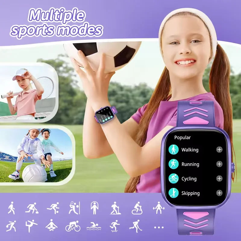 Smart Learning Watch for Kids – HD Touch Screen, Music, Games & App Connection