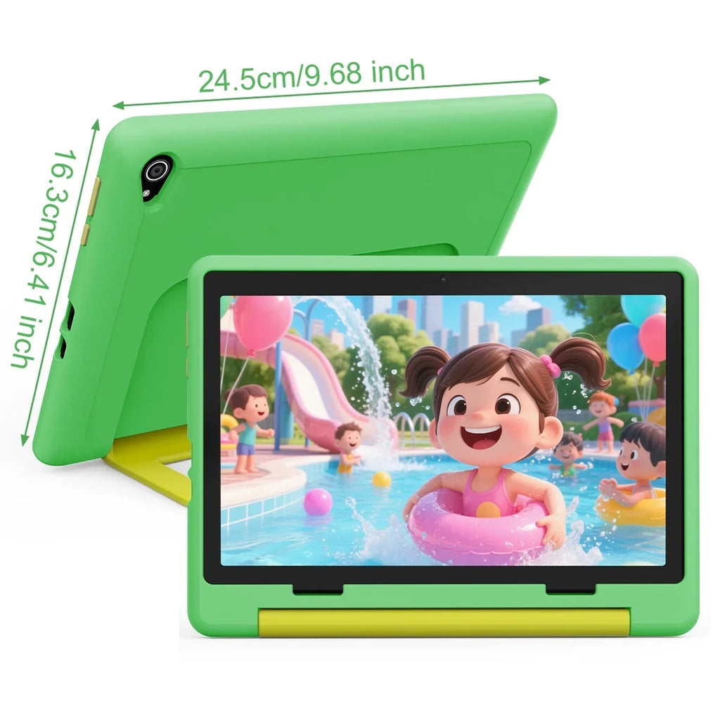 Children's Smart Tablet – 10 Inch Display, Android 15, Octa Core, WiFi, 5000mAh Battery &amp; Parental Features