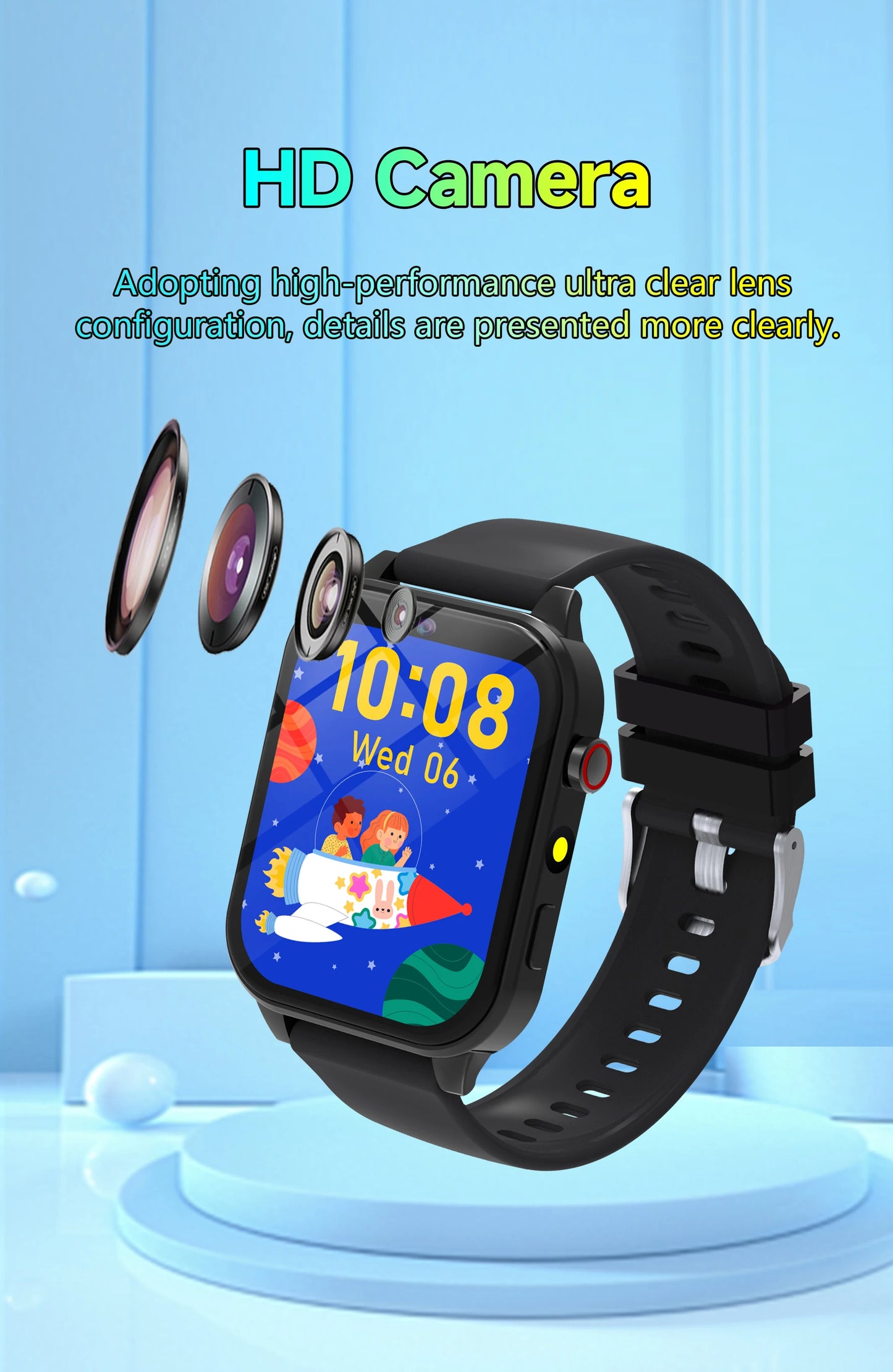 Kids Smartwatch Game Flashlight Toy Waterproof Electronics Touch Screen HD Camera Alarm Children watch Boy Girl Birthday Gift