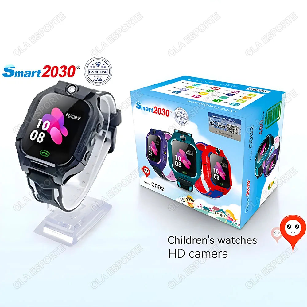 Kids Smart Watch 2G – GPS, SOS, SIM Card, Video Call, Camera & Waterproof