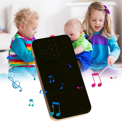 Kids Toy Phone Children Educational Learning Phone with Light Sound Music Interactive Touch Screen for Toddler Early Development