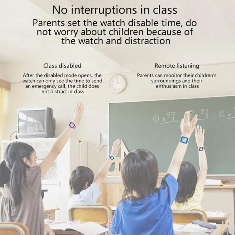 Interactive Kids Smart Watch – SIM Card, Phone Calls, Camera, Voice Requests &amp; Touch Screen