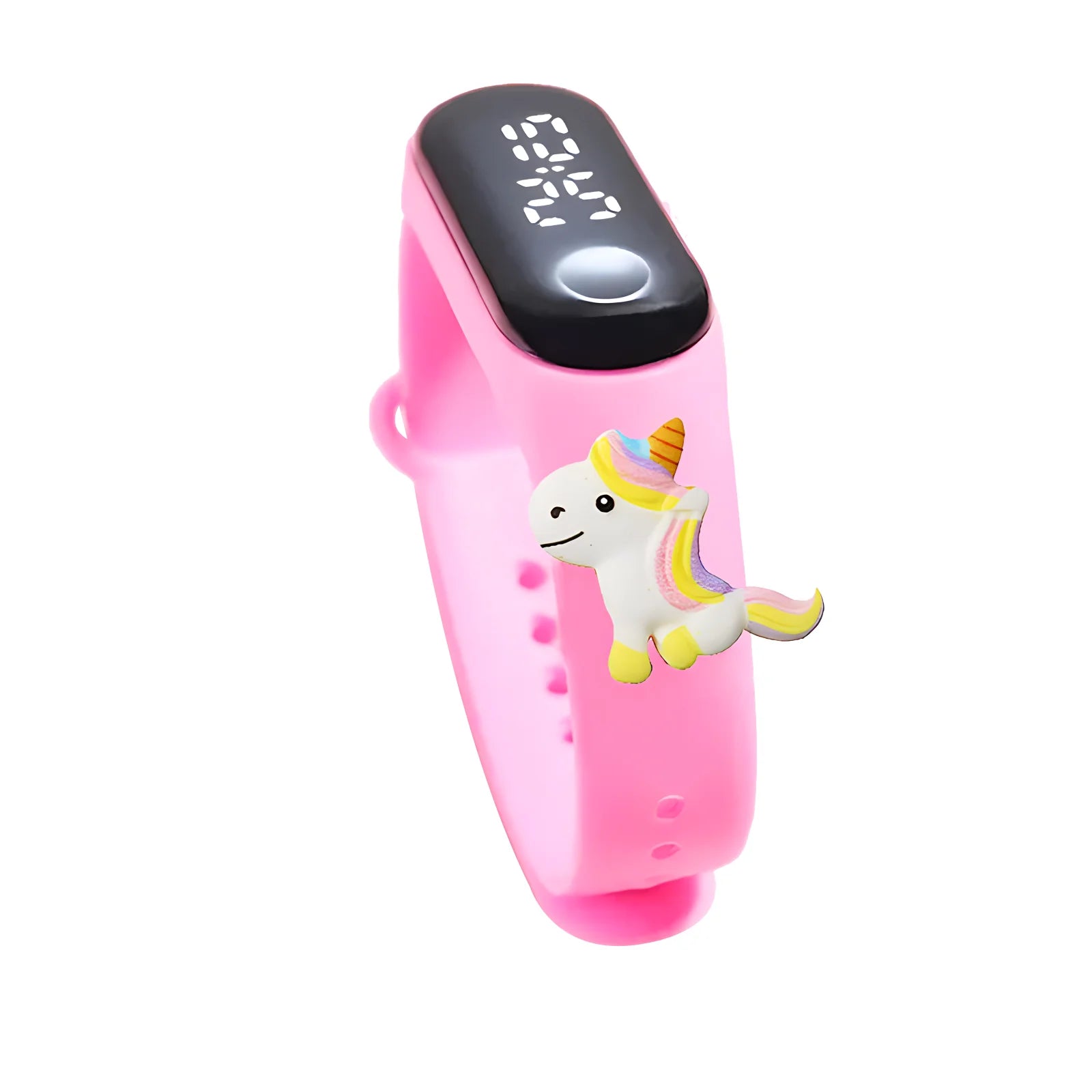 LED Digital Kids Watch – Waterproof Sports Design with Dinosaur & Unicorn