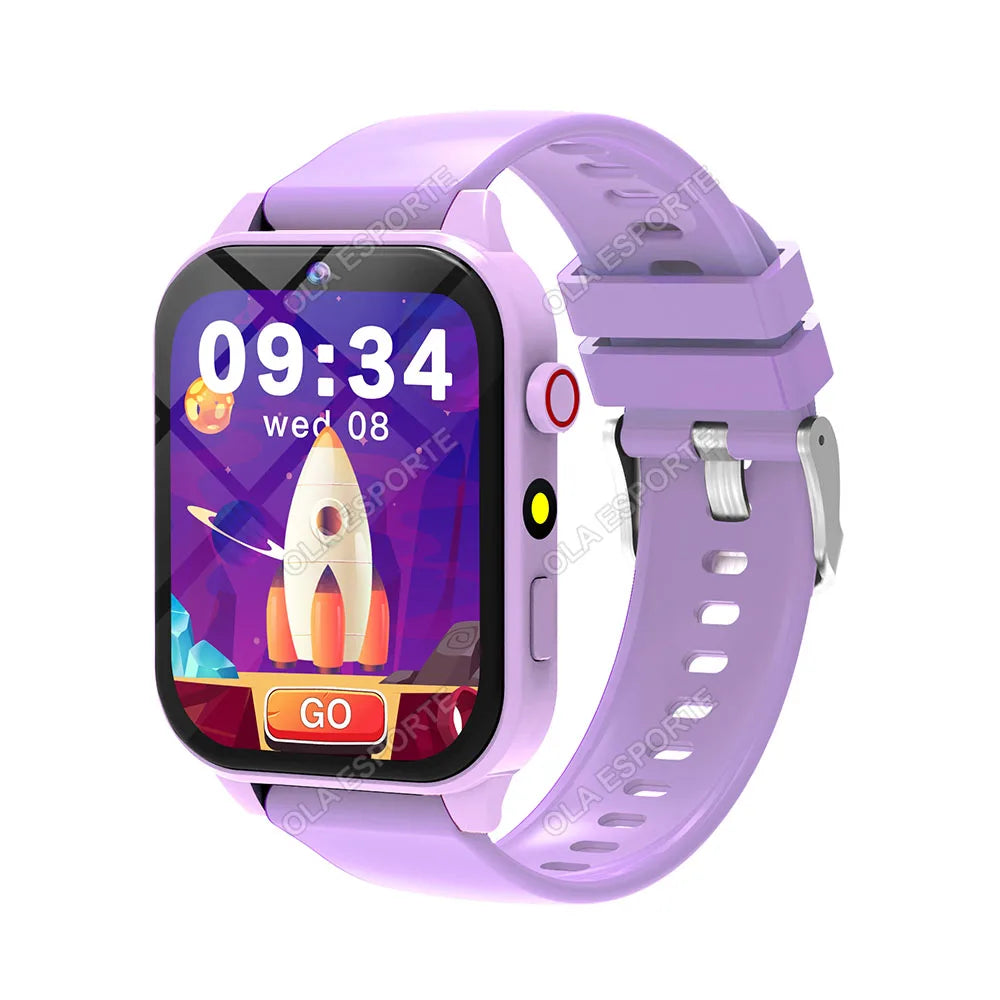 Children's Wristwatch 18 Games Kids Smart Watch Pedometer Tracker Time Display Sleep Calculator Stopwatch Flashlight Smartwatch