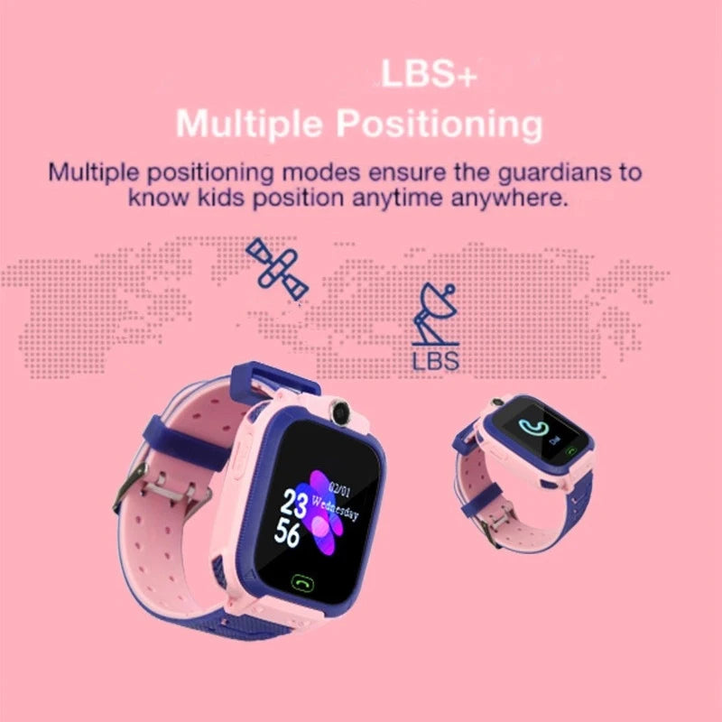 Kids Safety Smart Watch – GPS Location, Camera, Fun Apps & Entertainment