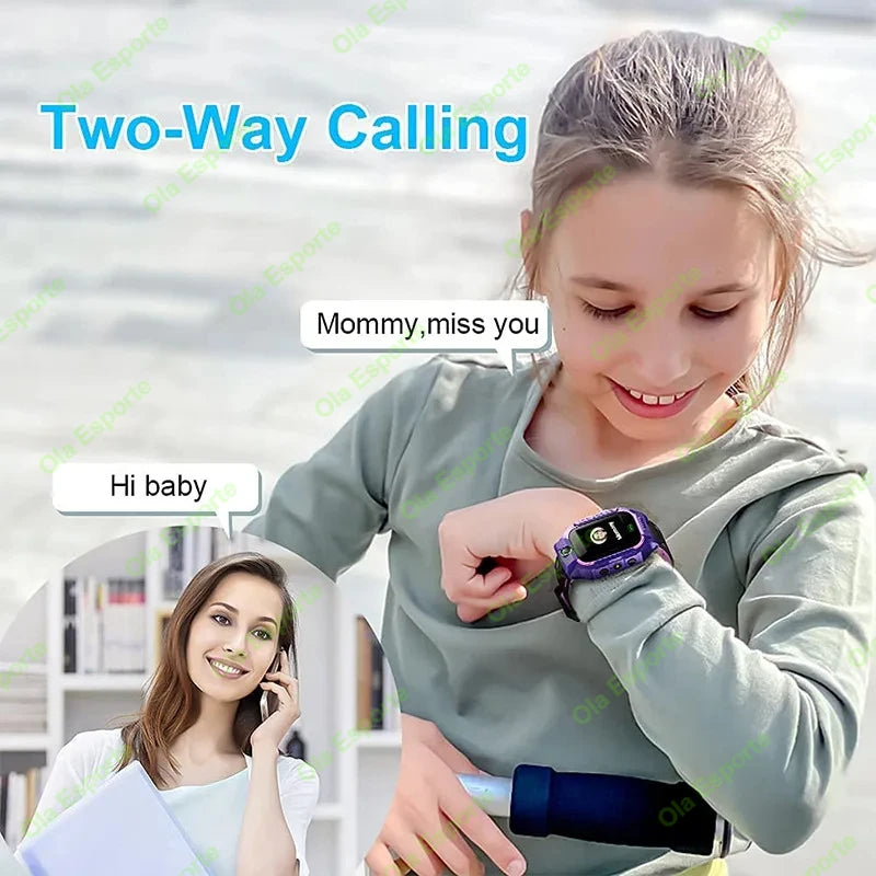 Kids Smart Watch 2G – GPS, SOS, SIM Card, Video Call, Camera & Waterproof
