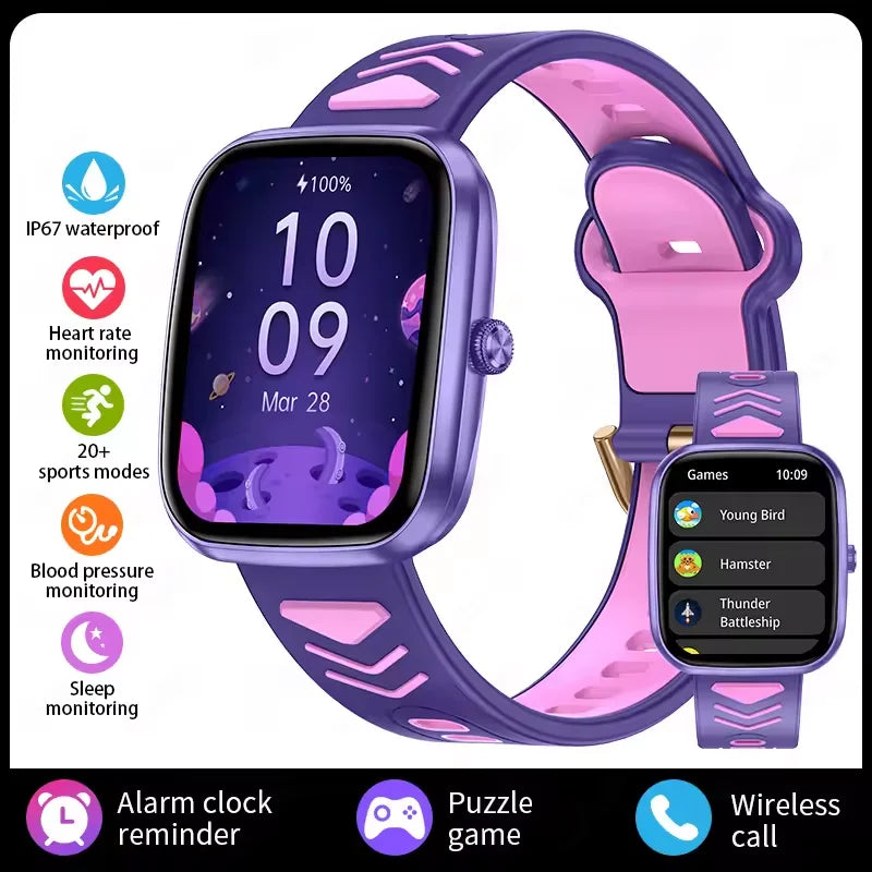Smart Learning Watch for Kids – HD Touch Screen, Music, Games & App Connection