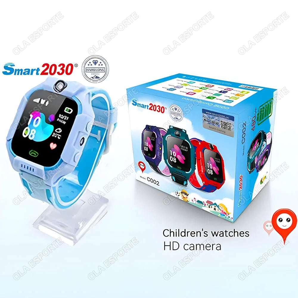 Kids Smart Watch 2G – GPS, SOS, SIM Card, Video Call, Camera & Waterproof