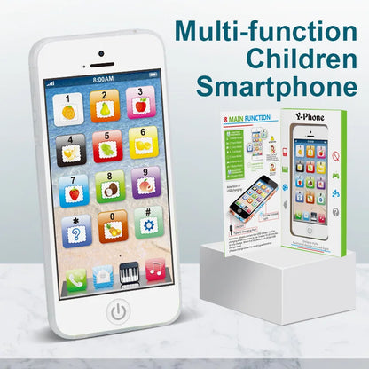 Kids Fun Learning Play Phone - Interactive Simulation, Numbers & Fruits, 12 Educational Keys - Fosters Cognitive Skills, Built-i