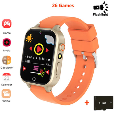 Kids Smart Watches For Girls Boys With 26 Games Touch Screen  Camera Pedometer Video MP3 Alarm Kids Digital Watch Birthday Gift