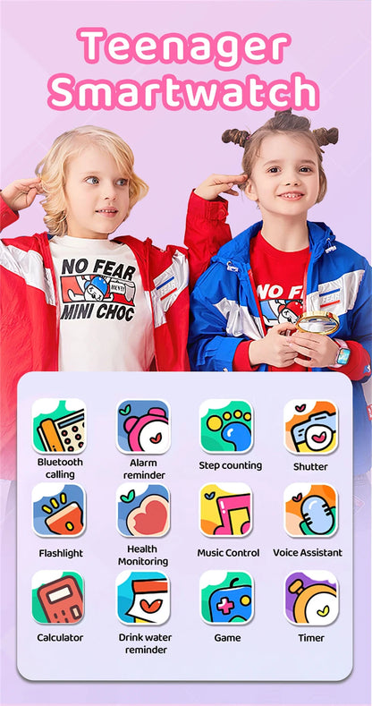 New Kids Smart Watch Child HD Touch Screen Games Smartwatch Music Watch Boy Girl Gift Children Smartwatch For IOS Android