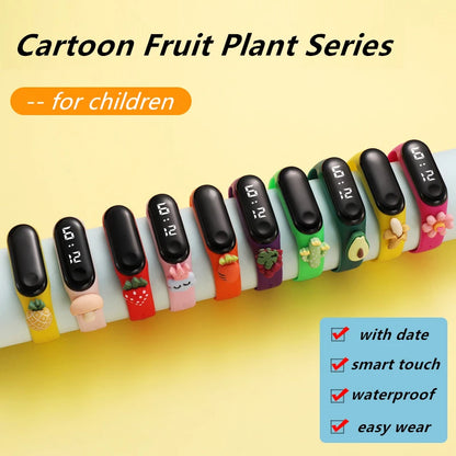 Waterproof Sports Watch for Kids Cartoon Dinosaur Unicorn Toys Children Led Digital Electronic Watch for Boys Girls Bracelet