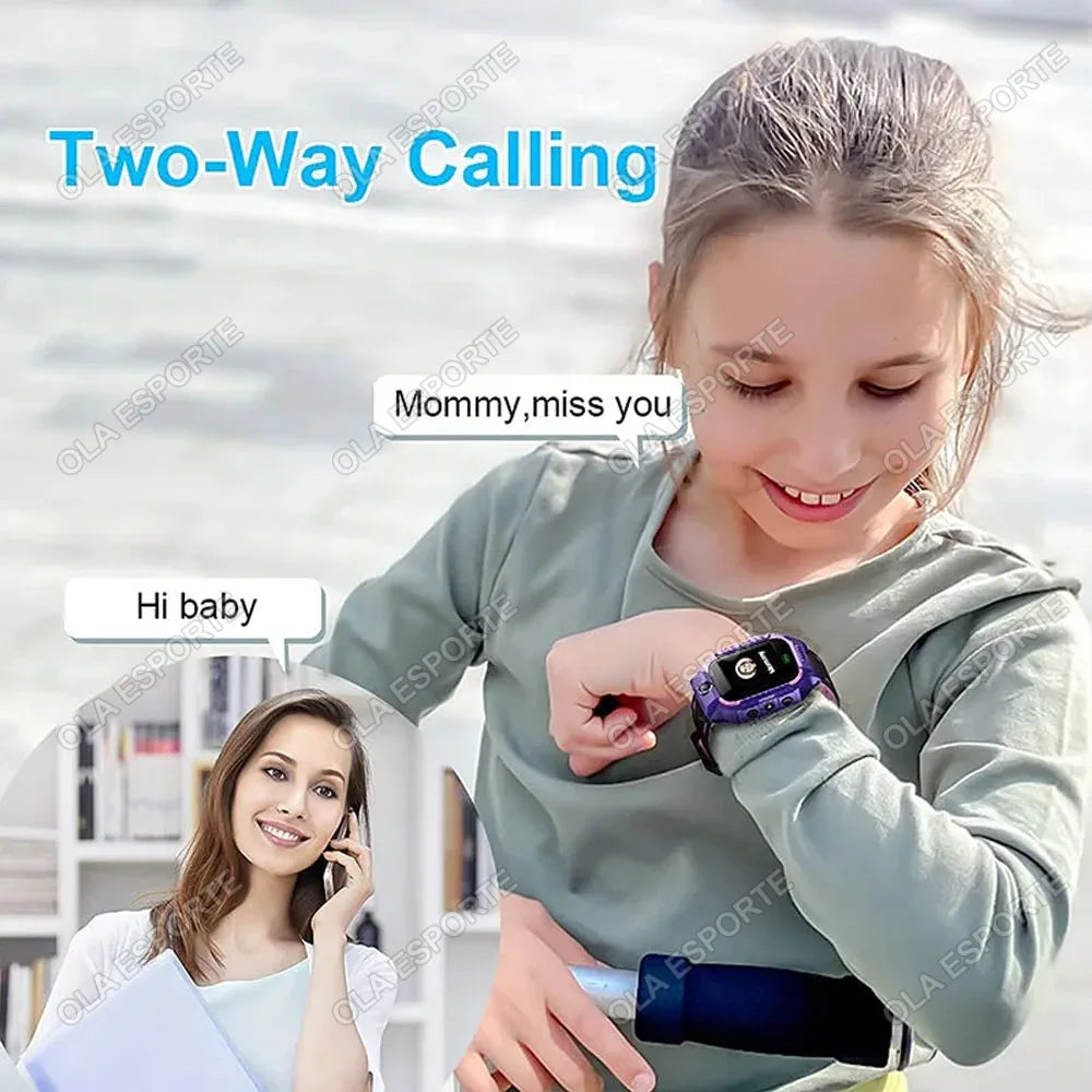 Kids Smart Watch 2G – GPS, SOS, SIM Card, Video Call, Camera & Waterproof