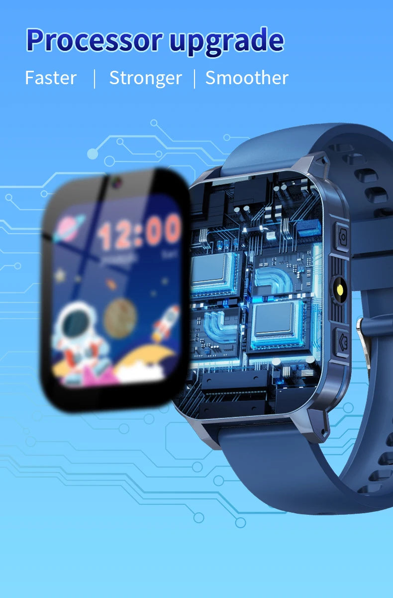 Kids Digital Smartwatch – Camera, Music & Video Player, Flashlight, Pedometer & Games