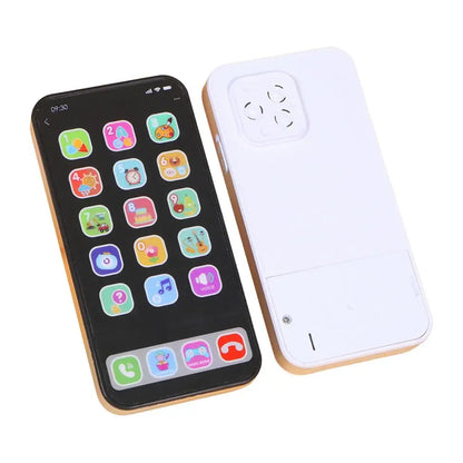 Kids Toy Phone Children Educational Learning Phone with Light Sound Music Interactive Touch Screen for Toddler Early Development