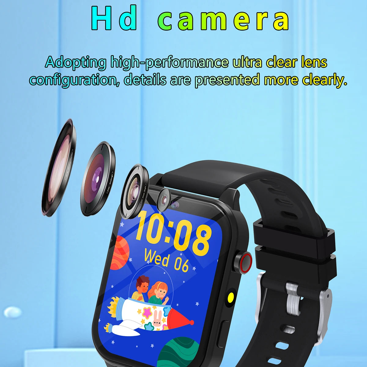 Kids Students Smart Watch Sleep Monitor Touch Screen 18 Games Flashlight Alarm Outdoor Sports Digital Watches For Boy Girls Gift